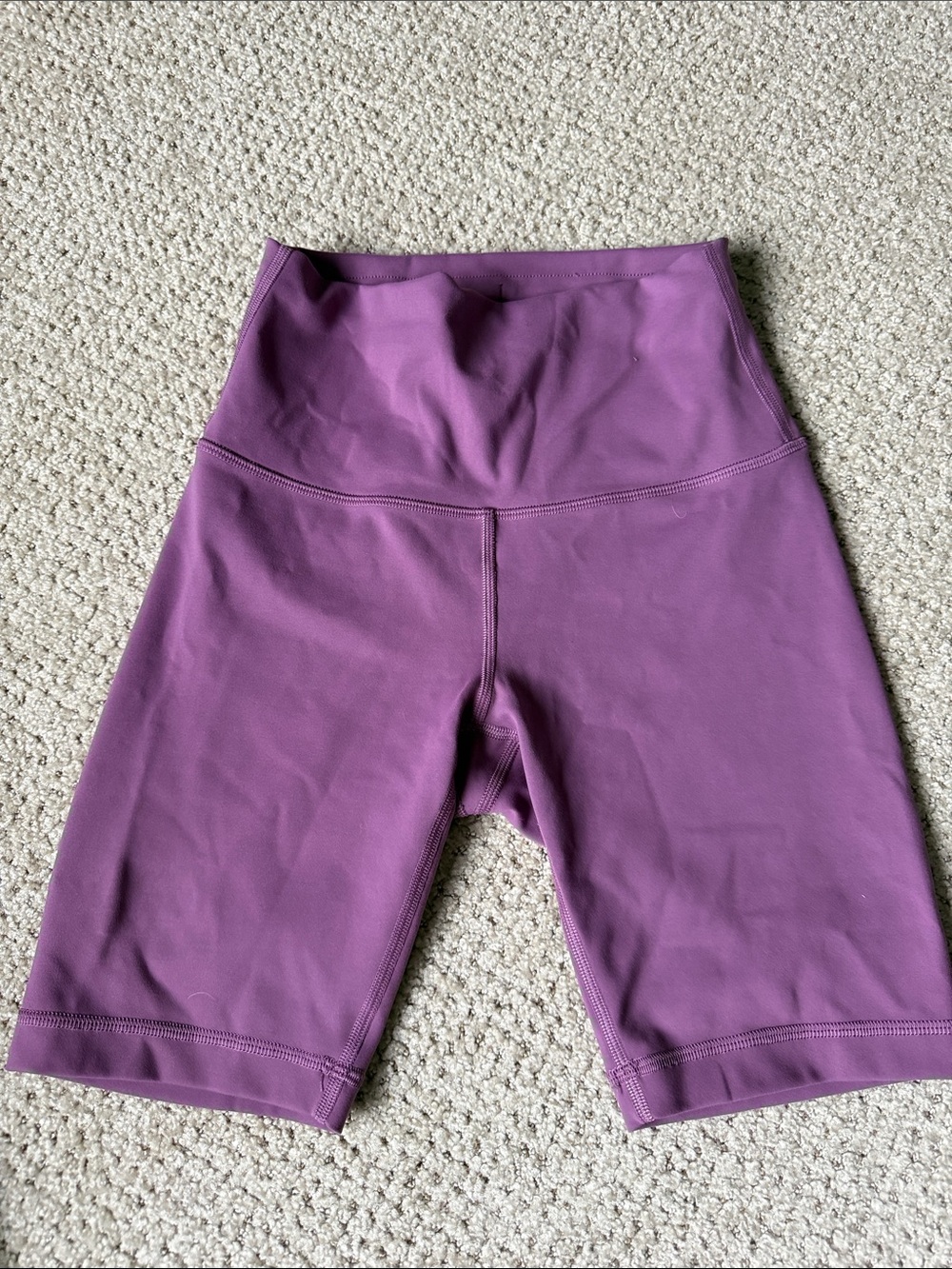 lululemon Align High-Rise Plum Bike Shorts